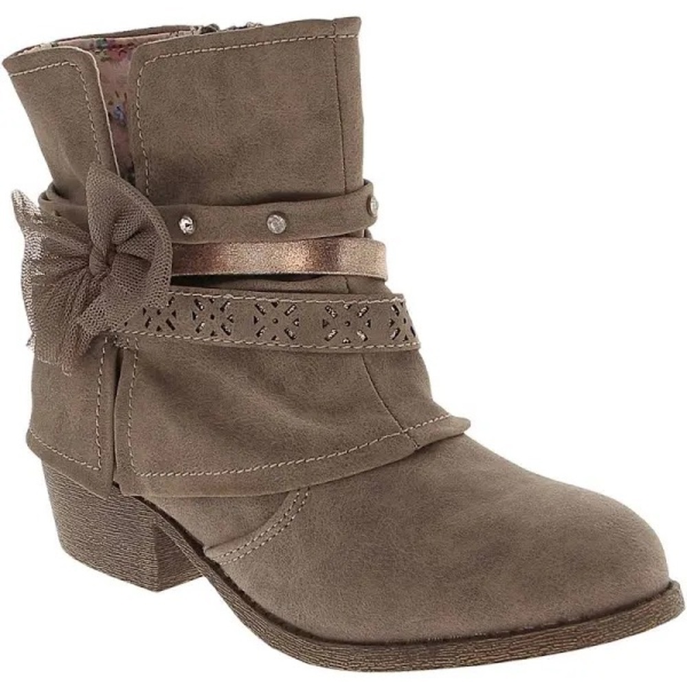 New Jellypop Toddler Girl's Lil Hilda Booties Boots Size 5M Brown